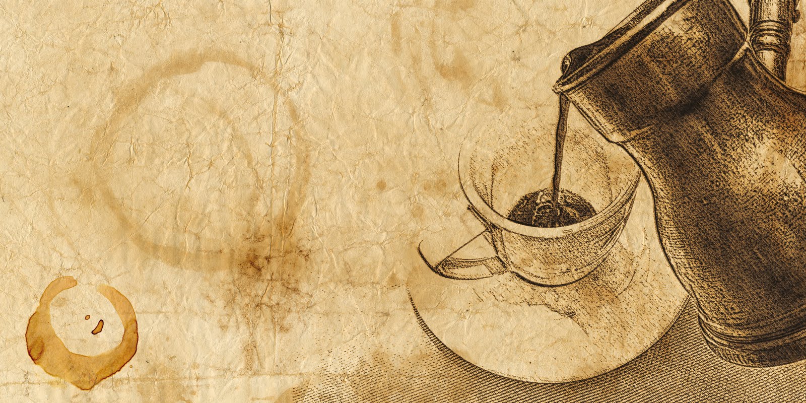 tazas de café Coffee-drawing